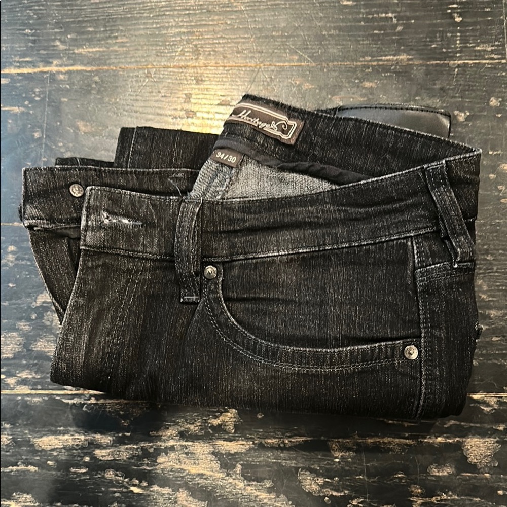 Heritage Black Slim Jeans Classic Style